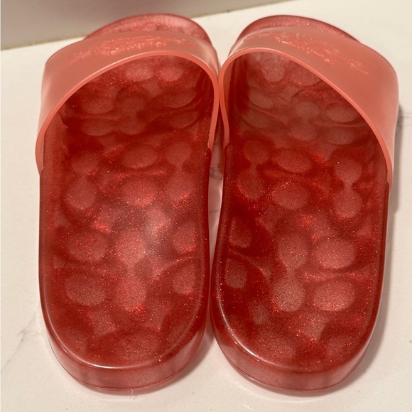 Coach Women's Blush Ulyssa Jelly Pool Slides - Picture 7 of 11